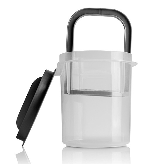 Kitchen utensil- Chilli  container 700ml (BPA FREE Polypropylene) Black lid